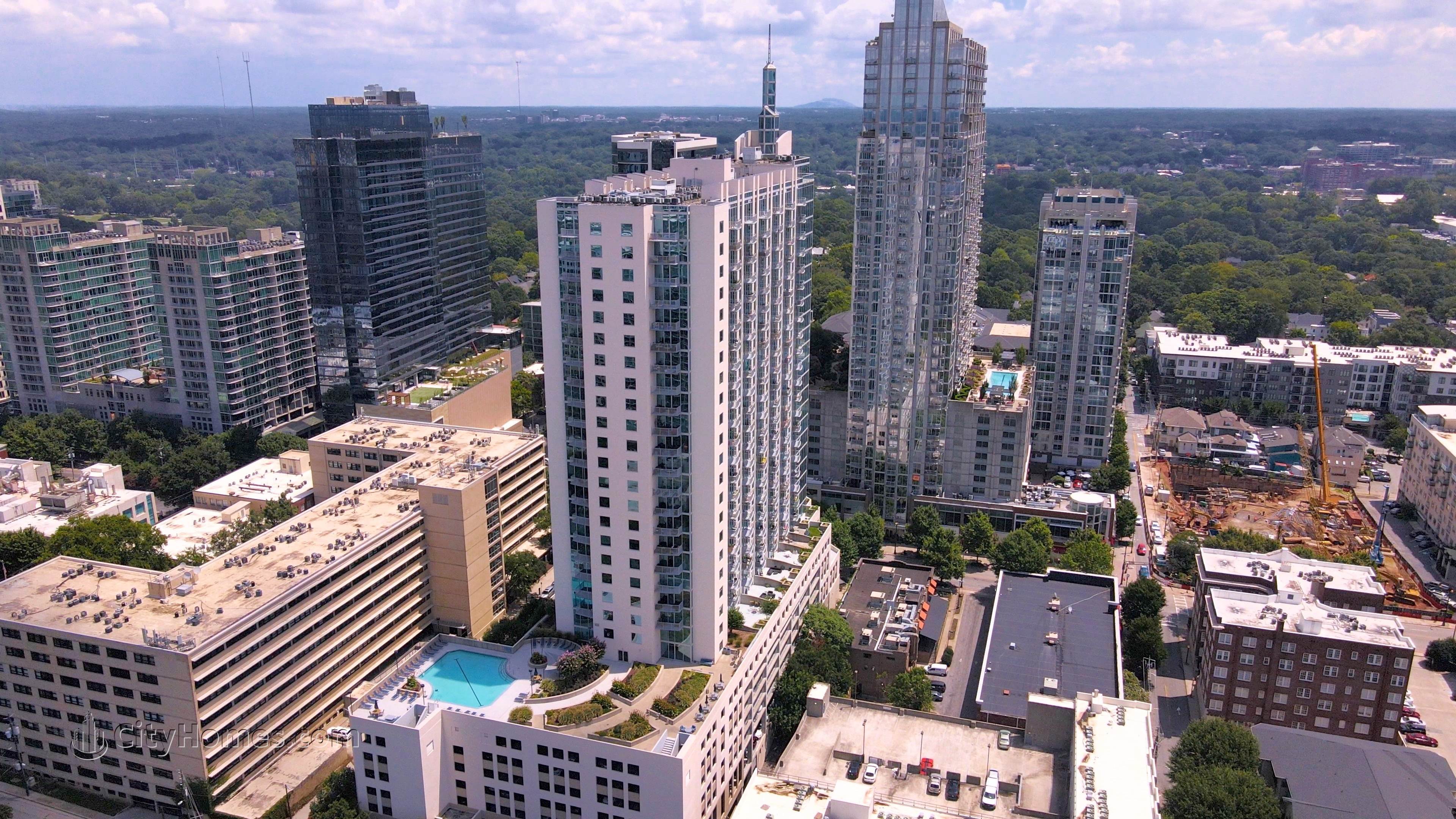 2. Spire Condominiums gebouw op 860 Peachtree St NE, Greater Midtown, Atlanta, GA 30308