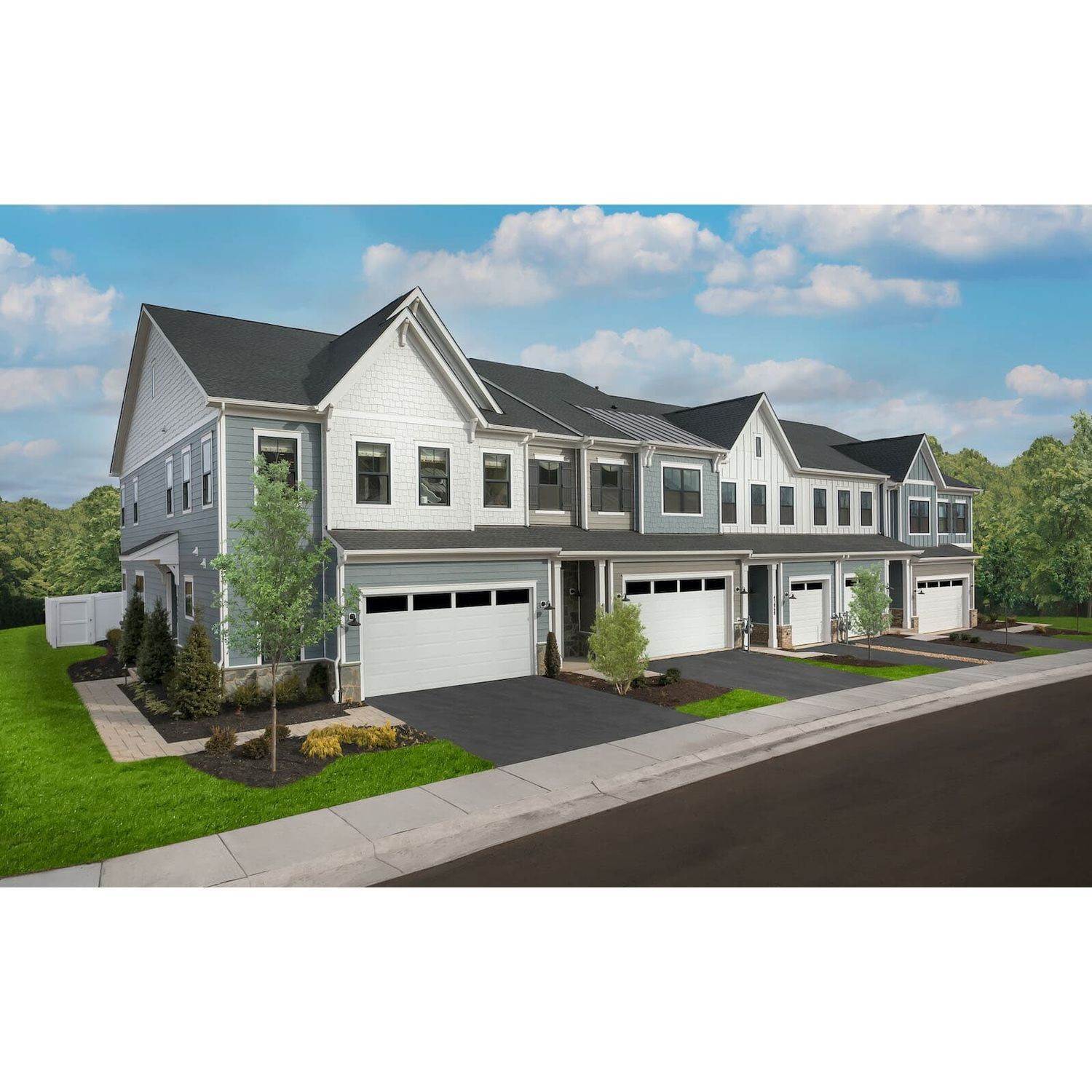 Townhouse for Sale at 55+ Villas Collection At The Crest At Linton Hall Now Selling From Cadence At Lansdowne, Bristow, VA 20136