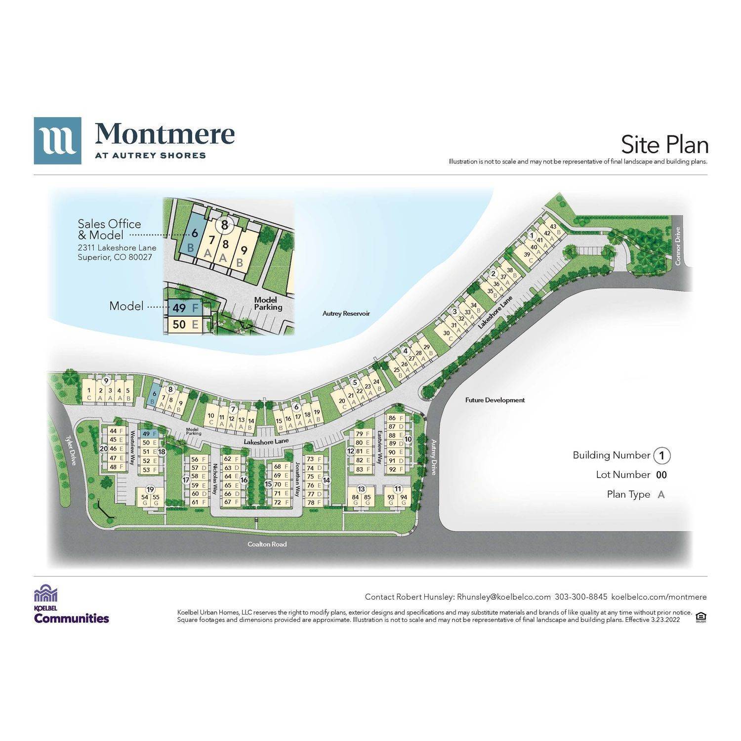 Montmere at Autrey Shores gebouw op 2311 Lakeshore Lane, Superior, CO 80027