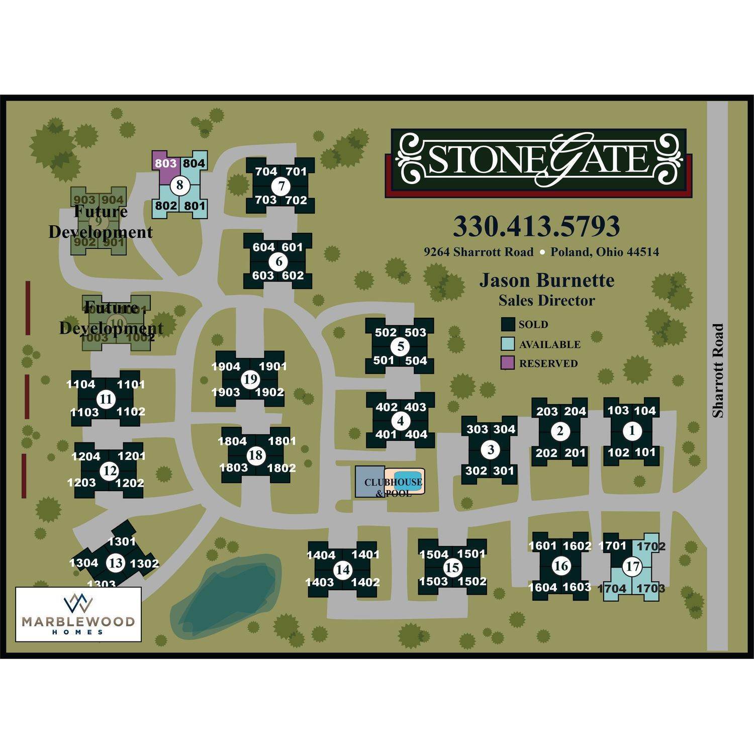 4. The Courtyards at Stonegate κτίριο σε 9264 Sharrott Rd., Poland, OH 44514