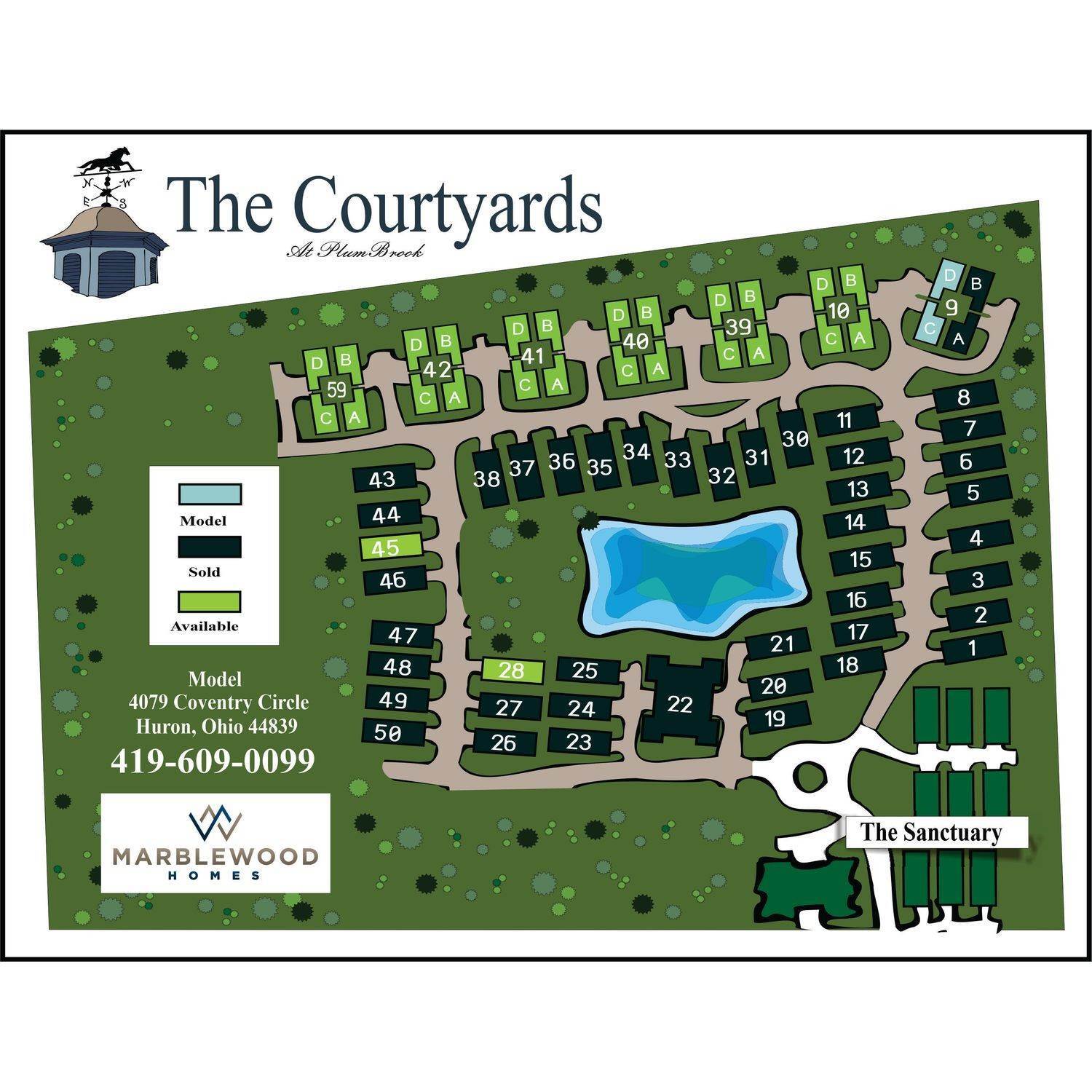 16. The Courtyards at Plum Brook建于 4079 Coventry Circle, 休伦湖, OH 44839