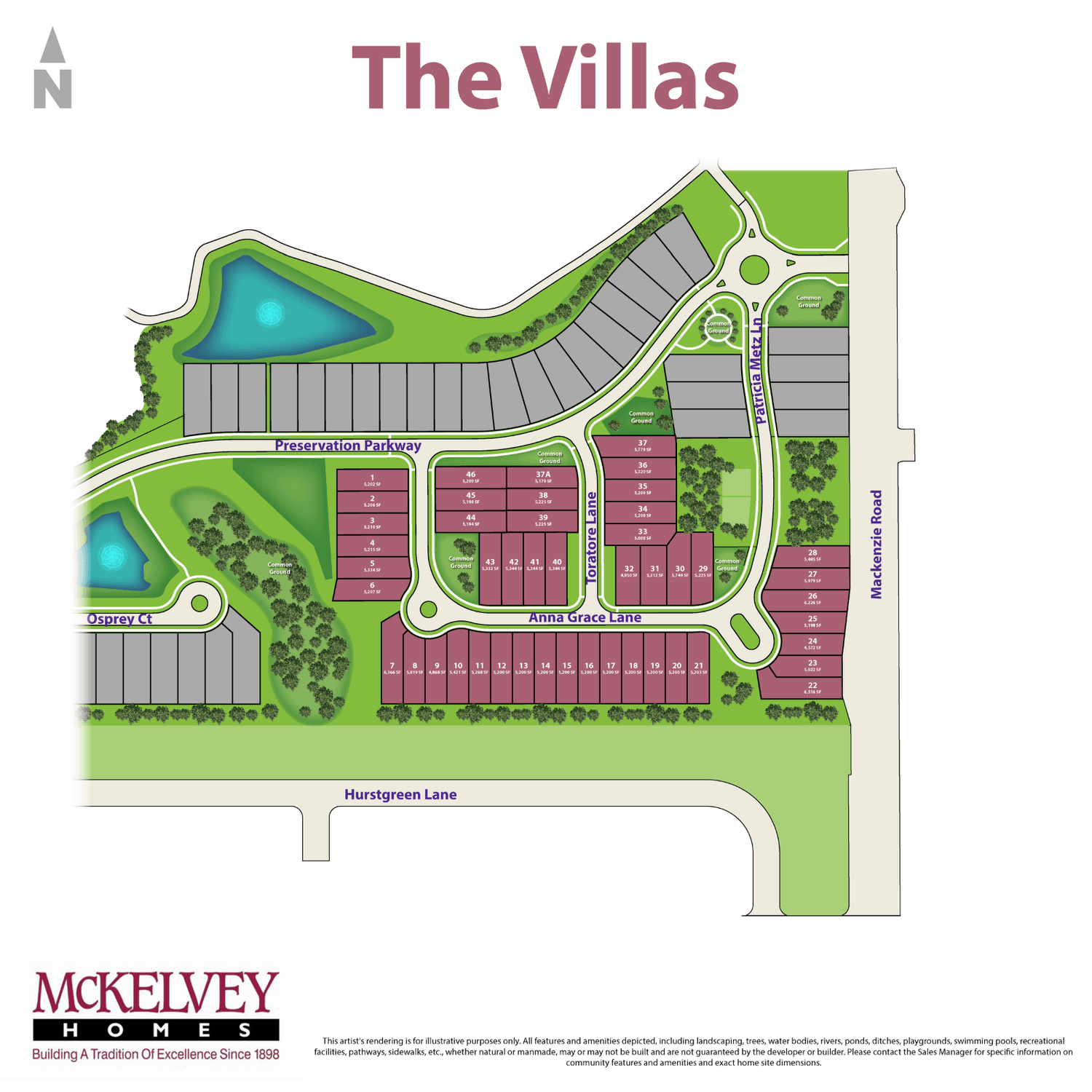 The Preserve - The Villas xây dựng tại 7533 Tornatore Lane, St. Louis, MO 63123
