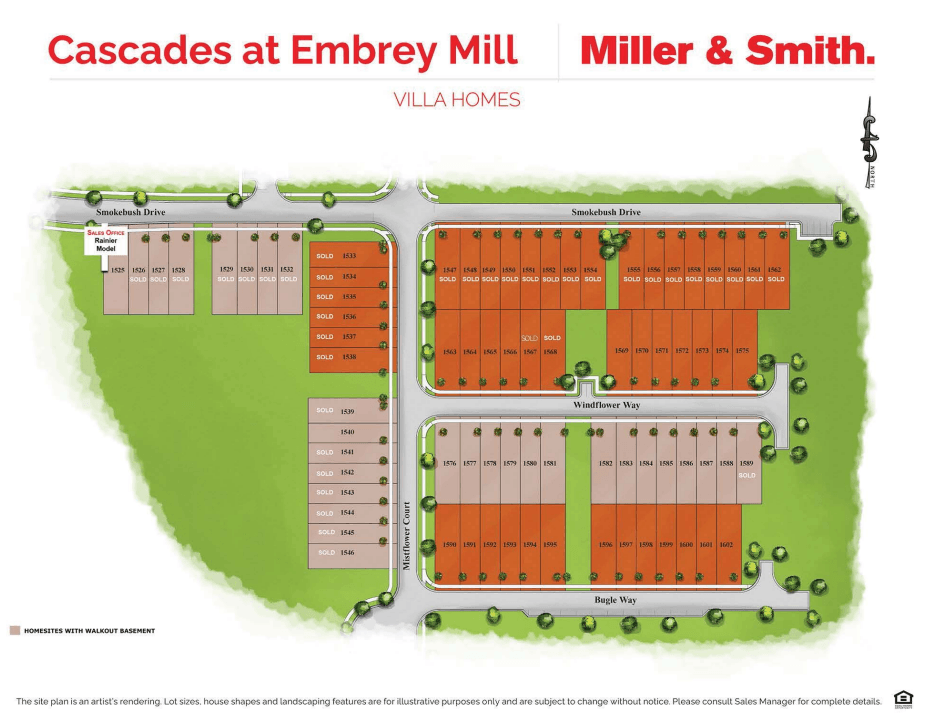 5. Cascades at Embrey Mill prédio em 247 Smokebush Dr., Ashburn, VA 20148